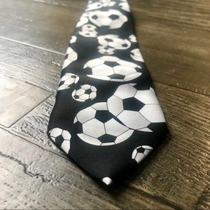 Parquet Soccer Ball Novelty Neck Tie